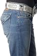 LUCKY Brand Jeans Denim Debut FLAP pocket 8/29 regular Flare ol'Floral Bluwash Women