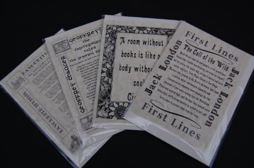 Parchment Style Card Greetings Card 14cm x 10cm Poem George W Cable The New Arrival