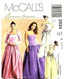 McCall's 2624 Sewing Pattern Misses Evening Elegance Shrug Tops Skirt Size 8 - 12