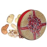 1 and 1/2 lb Deluxe Premium Mixed Nuts Tin - Red Bow