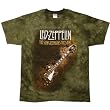 Led Zeppelin - Song Remains Green Tie Dye T-Shirt