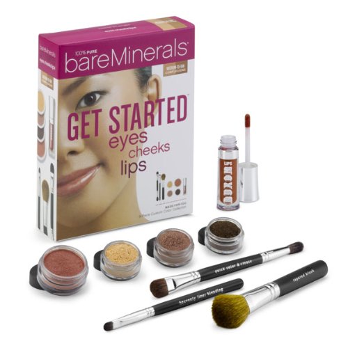 Bare Escentuals bareMinerals® Get Started(TM): Eyes, Cheeks, Lips – Medium-To-Tan ($112 Value) Medium-To-Tan