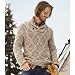 (エディー・バウアー) Eddie Bauer 長袖ダイヤモンドケーブルショールカラーセーター
