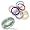 PalmBeach Jewelry 8-Piece Jade Sterling Silver Ring Set