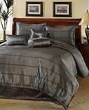 IMAGE OF Central Park Expressions Slate Queen 7-Piece Comforter Set