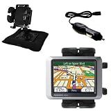 Garmin Nuvi 270 Auto Bean Bag Dash Holder with Car Charger - Uses Gomadic TipExchange