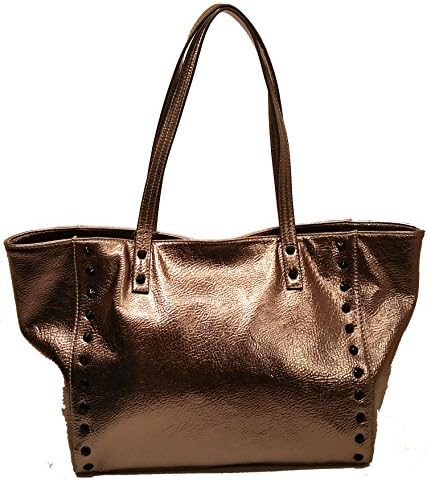 Jessica Simpson Lolita Stud Pewter Oversized Tote Bag