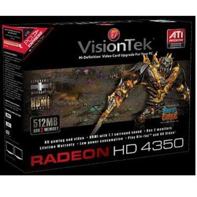 VisionTek 900270 Radeon HD4350 512MB DDR2 PCI Express Graphics Card