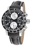 Fortis Mens 665.10.11L B-42 Stratoliner Automatic Chronograph Black Dial Watch