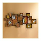 Southern Enterprises Leaves , Abstract Wall Art Panel