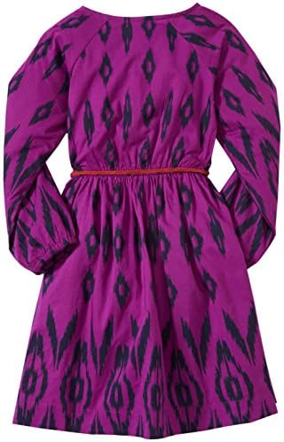 Cupcakes and Pastries Little Girls' Vintage Frock (Toddler/Kid) - Purple Ikat - 3T