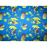 Fitted Bassinet Sheet - Go Diego! Royal - Made In... by sheetworld
