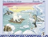 Der kleine Eisb�r - Ankunft, Rahmenpuzzle, 40 Teile (Puzzle) - 