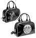 Present Time Smiley Old School weekend bag black/silver