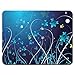Gaming Mouse Pad - Non-Slip Rubber Base, Smooth Surface for Precise Mouse Control, Ideal for Laptop, Office Use - 9.5 x 7.9 Inch - Blue Swirl