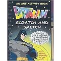 Batman Scratch and Sketch (An Art Activity Book) (Spiral) (Hardcover)