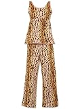 Bedhead Stretch Cheetah Pink Knit Tank and Pant Set