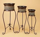 Exceedingly Stylish Designed Metal Planter SET OF 3