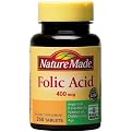 Nature Made Folic Acid Tablet 250-pk. - 400 mg.