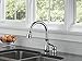 Delta Leland Chrome Kitchen Faucet with Pull Down Sprayer, Traditional Single Hole Kitchen Sink Faucet, Single Handle, Chrome 978-DST