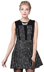 General Print Sleeveless Bubble Dress Spring 2015  Dress