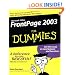 Front Page 2003 For Dummies
