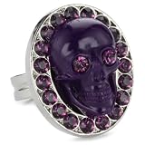 TARINA TARANTINO Classic Deep Purple Skull Rin