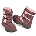 Kinder Outdoor-Boots, SLAM TEX Klima Membrane, 3-Klett, burgundy-rosa