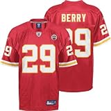 Eric Berry Jersey: Reebok Red #29 Kansas City Chiefs Replica Jersey - Medium