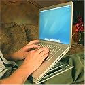 Fold N Flip Portable Laptop Stand for Macs - Gray
