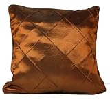 Exquisitely Silky Rich Brown Pillow Sham
