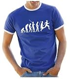 Produkt-Bild: Coole-Fun-T-Shirts Damen T-Shirt LAUFEN Joggen Evolution ! RINGER