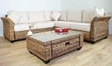 Conservatory furniture KNIGHTSBRIDGE ABACA (Banana leaf) 233cm x 233cm sides Designer Corner Suite