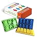 Just IMAGINE - Silicone Candy Molds & Ice Cube Trays - SET OF 3 - Lego Mold - Figures & Building Bricks Especially for Lego Lovers!