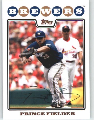 2008 Topps #450 Prince Fielder - Milwaukee Brewers (Baseball Cards)