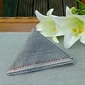 HomeMattersMost Organic Cotton Napkins and Table Mats - Set of 4 (Forest)