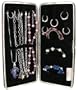 Slim Flat Organizer Jewelry Case Autumn Red Color