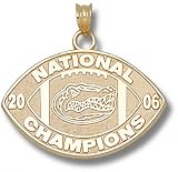 Florida Gators 2006 BCS National Champions 3/4 14k Solid Gold Pendant