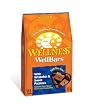 Wellness Wheat Free Oven Baked Biscuits for Dogs, WellBars Fish and Sweet Potatoes, 50-Ounce Box