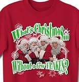 I Love Lucy Christmas Sweatshirt Red Holiday Crewneck Lucy Ricky Fred Ethel