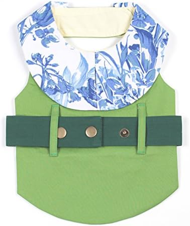 Orange Blinks Go Hiking Harness, X-Small, Lime Green/Purple Prints