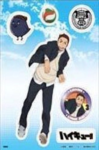 Haikyuu !! Charapeta Sticker Sheet Seal Asahi Azumane Msize Anime Goods