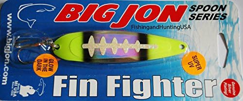Big Jon Fin Fighter Trolling Spoon " Palmetto Pu " Stingray Advance Tackle