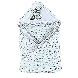 DEHANG 新生児 おくるみ かわいい 赤ちゃん ぐっすり 包み込む あったか 出産祝い にも 長い ブランケット