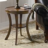 Accent Table Black & Cherry 26"Diax28-1/4"H