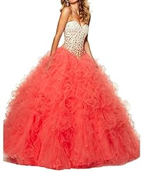  2015 Sweetheart Lace-Up Tulle  Ball Gown Pageant Dress/Quinceanera Dress 