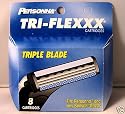 24 Personna Tri-FLexxx Cartridges - Fit Gillette Sensor and Personna Tri-flexxx Razors (3 X 8 Ct.)