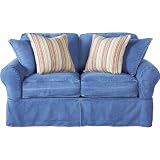 Cindy Crawford Home Beachside Denim Loveseat