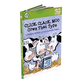 LeapFrog�  Tag Kid Classic Storybook Click, Clack, Moo, Cows That Type