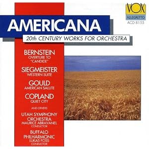 Americana 20th Century Works For Orchestra